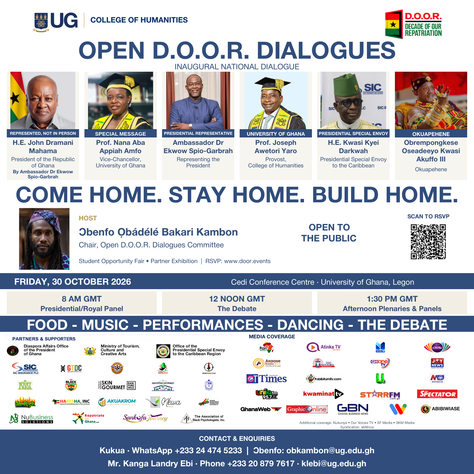 5 days left — Open D.O.O.R. Dialogues: Come Home. Stay Home. Build Home.